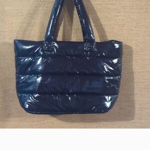 GAP Glossy Navy Tote Bag